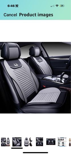 Premium faux leather universal seat covers