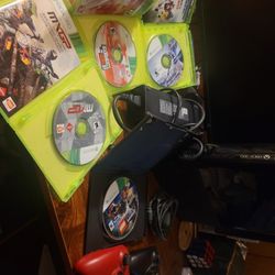 Xbox 360 With 4 Games