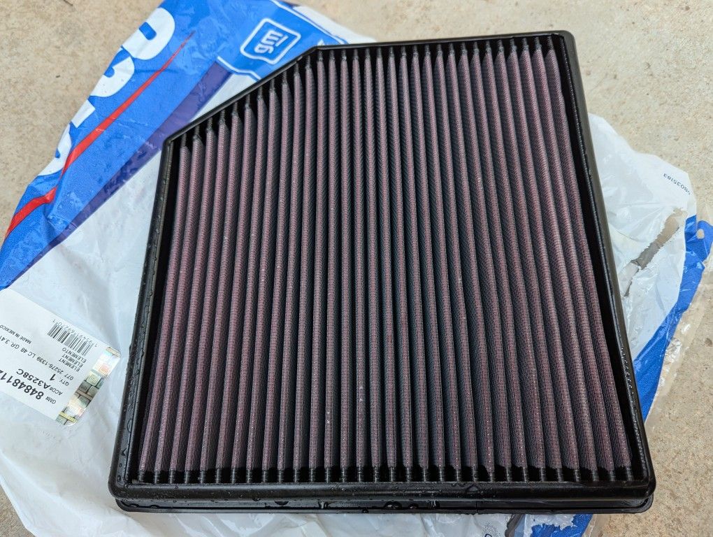 GMC Canyon K And N Engine Air Filter 