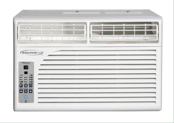 Window air conditioner 6,000 BTU Digital AC A/C Aire Acondicionado de Ventana 6 mil BTU Blanco