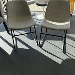 Faux Leather Dining Chair Set 