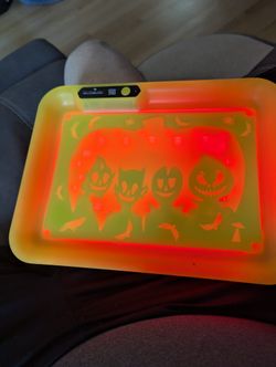 Light-up Halloween Tray Rechargeable New In Box Moving Sale Everything Goes!