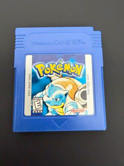 Pokémon Blue Version Game Boy Cartridge