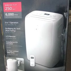 Portable Air Conditioner Aire Acondicionado 2 H