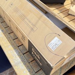 FlexiSpot E6 Bamboo Electric Standing Desk — 60”x30” — Dual Motor / Height Adjustable