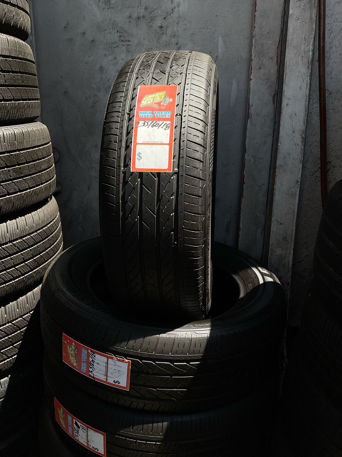 Bridgestone 2 Used tires 235/60/18