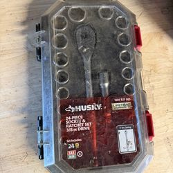 Husky 24 Piece 3/8 Socket Set