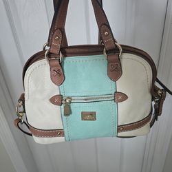 BOC Born Concept Dome Bag-Color Bone Mint Saddle handbag