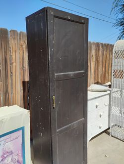 Black Garage Cabinet