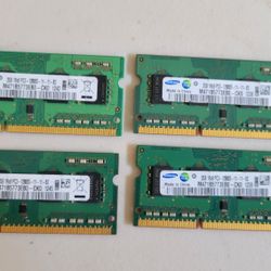 Samsung Laptop 8GB RAM  DDR3  1600  4x2GB 