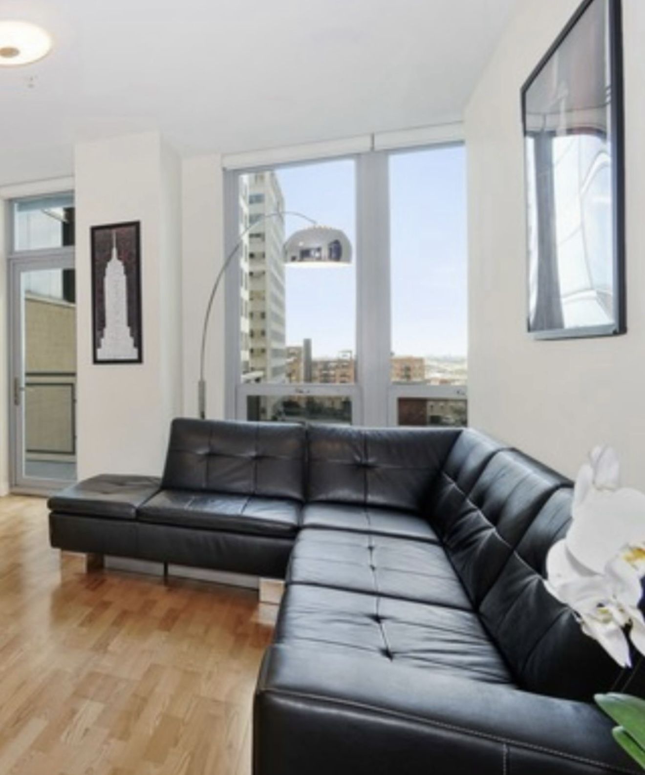 W.Schilling LIKE NEW Leather Designer Sectional