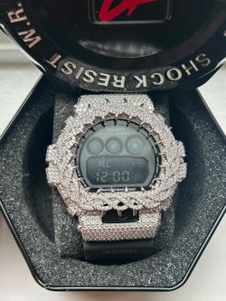 Iced Out G-Shock Moissanite VVS1 Watch