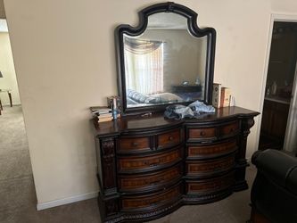Solid Black Walnut Bedroom Suite