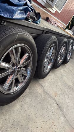 Mustang wheels and tires off 2008