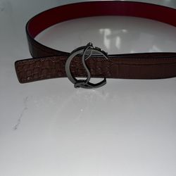 Cintos Autenticos Versace Y Cristian Louboutin 