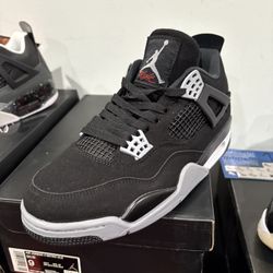 🎄🎄 Jordan Retro 4s “ Black Canvas” Men’s 9,10, 🎁🎁