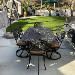 Luxury Patio Hanamint 7 PC Outdoor Dining Set