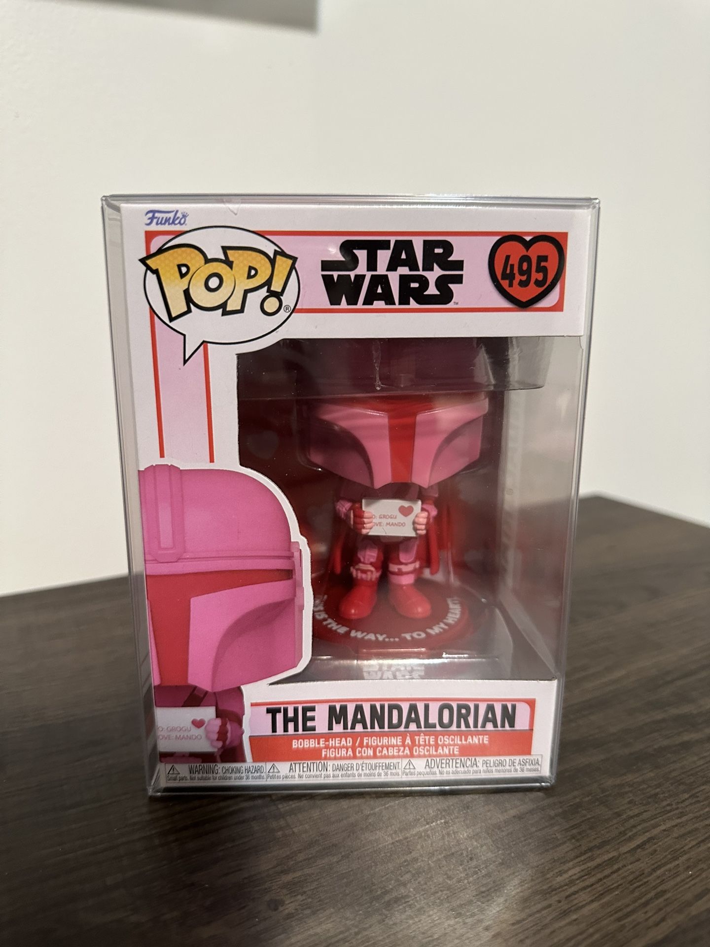 Star Wars The Mandalorian Valentines Funko Pop #495