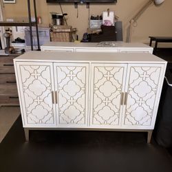 Brand New And Assembled 48” Modern Sideboard Buffet Cabinet With Storage