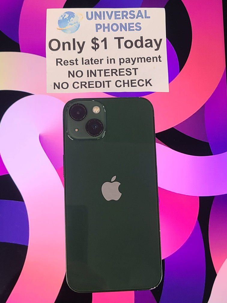 APPLE IPHONE 14 128GB UNLOCKED.  NO CREDIT CHECK $1 DOWN PAYMENT OPTION.  3 MONTHS WARRANTY * 30 DAYS RETURN * 