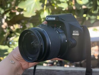 Canon EOS 4000D DSLR Camera + 18–55mm Lens + Camera Bag