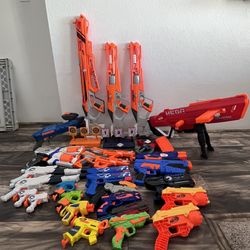 Nerf Guns And Target Sets