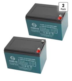 12v Battery Rechargeable Maintenance Free SLA AGM Batteries for Motorcycles Scooter ATV Go Kart Pit Dirt Bike Go kart Moped (2 Pack)