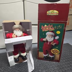 Rock Santa Collectibles “Jingle Bell Rock Santa” Animated Musical Figure NEW in Box w/ AC Adapter (1999)