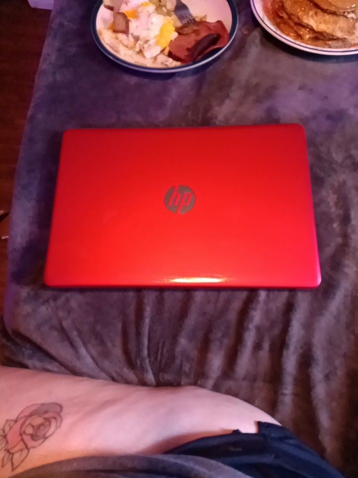 HP Red Laptop