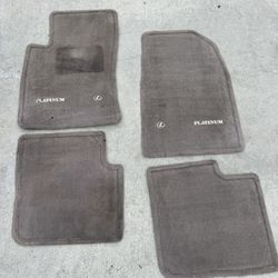 1(contact info removed) Lexus ES300 Platinum Edition OEM Floor Mats Set Brown