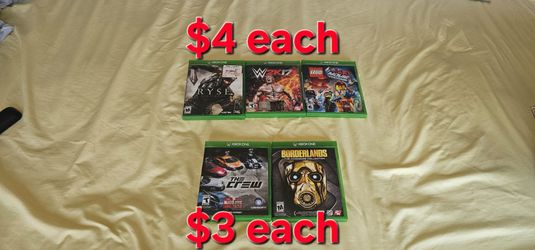 Xbox one Games $3 $4 each