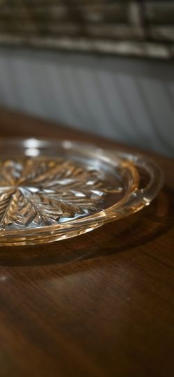 Vintage Carnival Glass Marigold Tray Pressed Glass