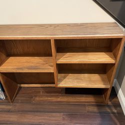 Oak Desk Hutch Shelves