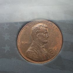 1982 D Weight  3.1 Penny Small Date
