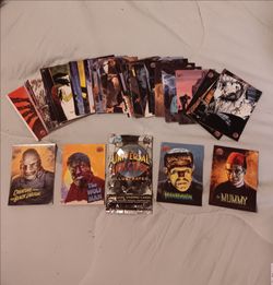 Universal Monsters Illustrated Cards