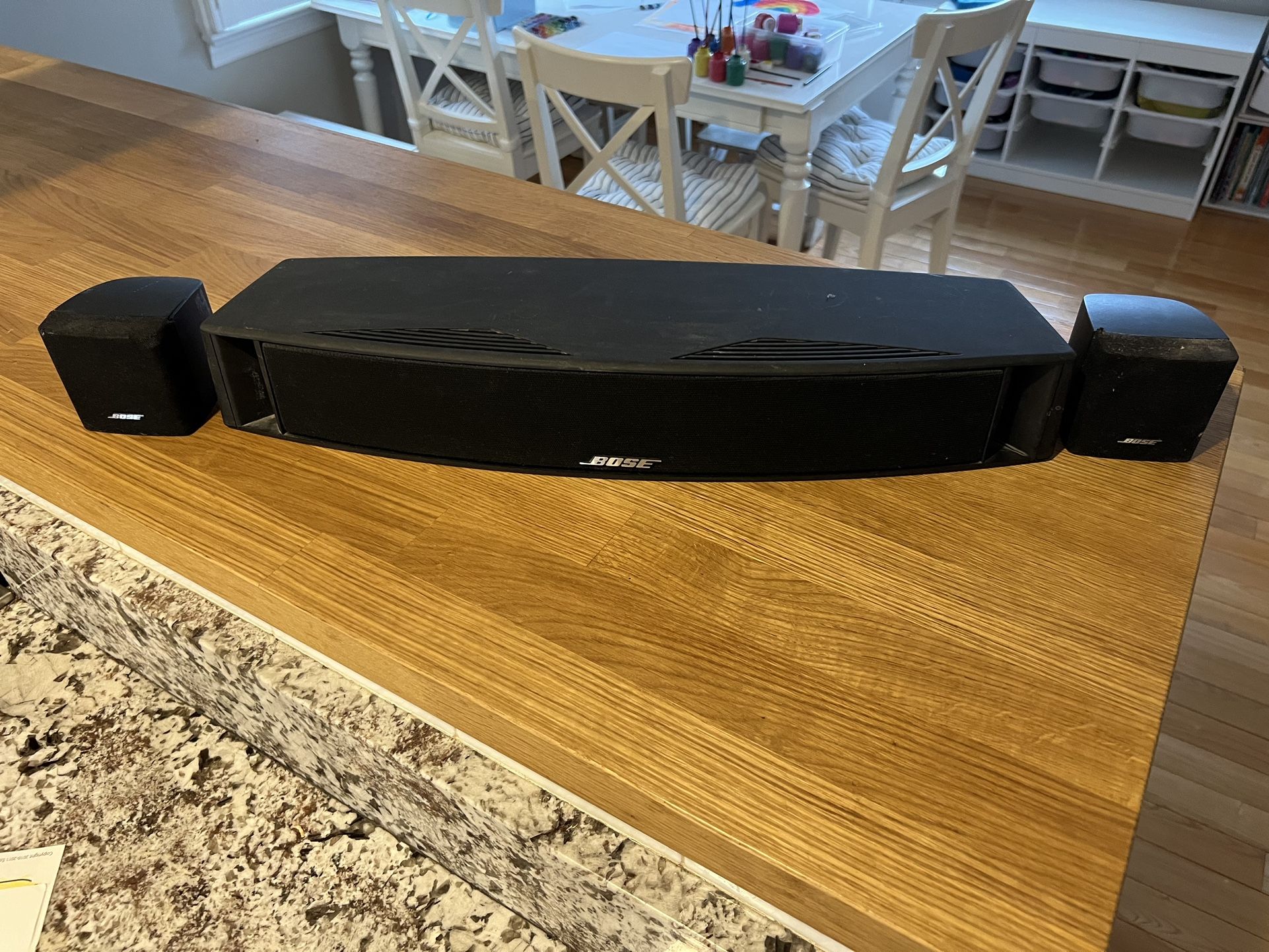 Bose Speaker Set (three Speakers - No Wires Available)