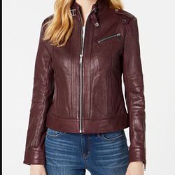 Marc New York Leather Jacket Size Small