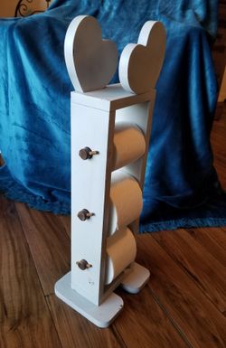 Vintage Paper Toilet Rack Stand