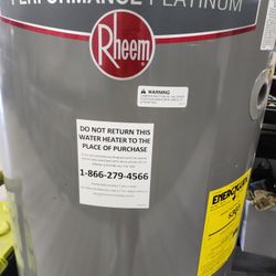 New Water Heater Rheem Performance Platinum 👏 