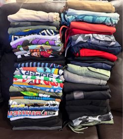 Box of Boys Clothes