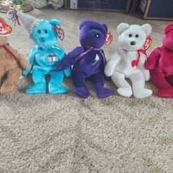 Beanie Babies - Lot of 5 Bears