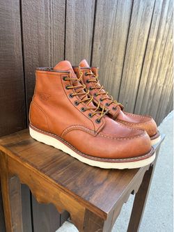 Red Wing. 10875 Oro Original Traction Tread SIZE 10.5D
