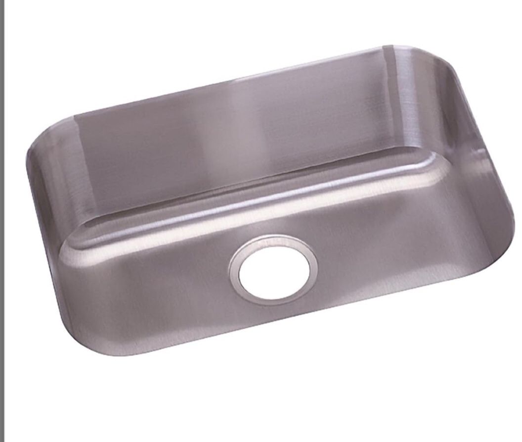 Elkay DXUH2115 Dayton Single Bowl Undermount Stainless Steel Sink, 24 x 18