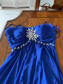 Brand new blue prom dress