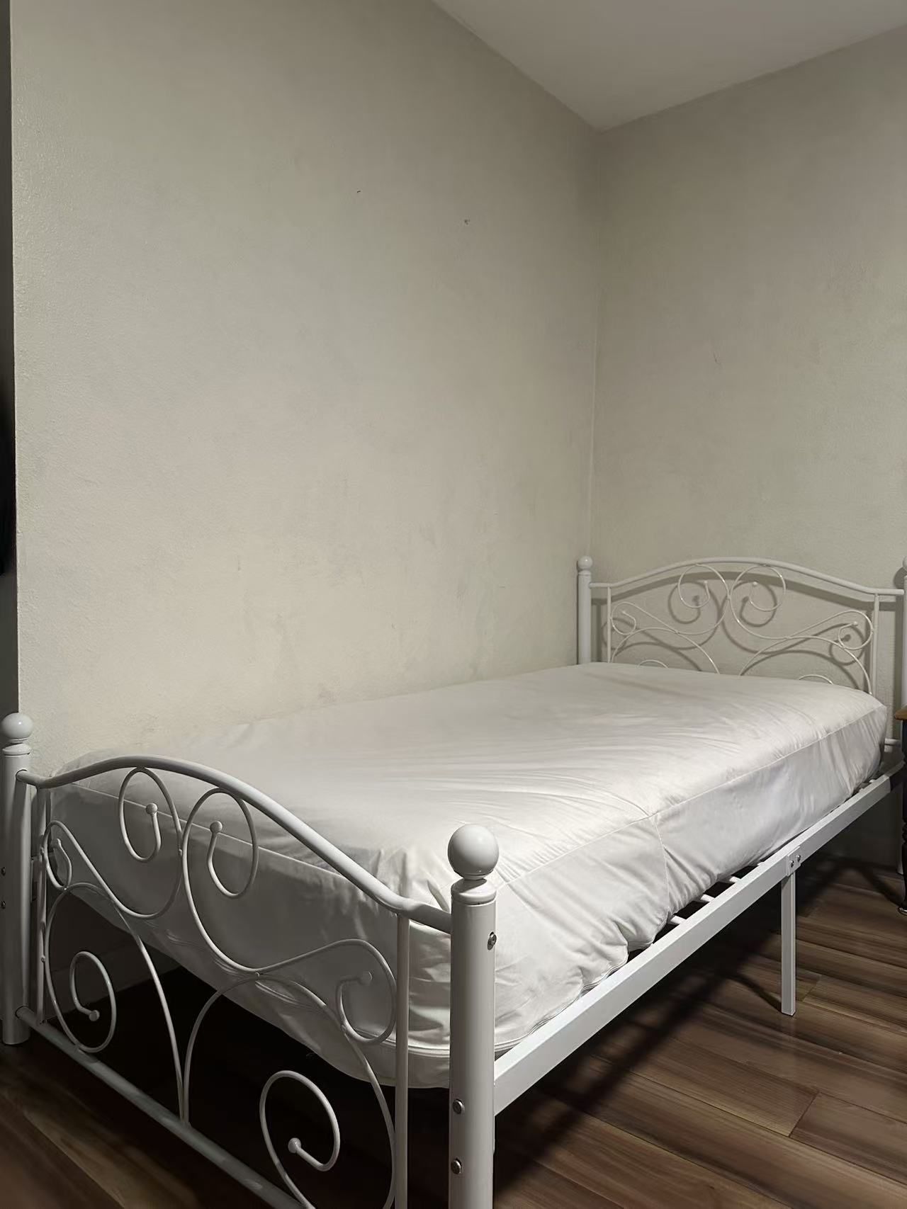 twin size bed frame and mattress