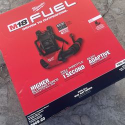 Milwaukee M18 FUEL 155 MPH 650 CFM 18-Volt Lithium-Ion Brushless Cordless Dual Battery Backpack Blower (Tool Only) $259 New