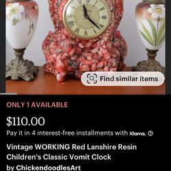 60s Vintage Vomit Clock