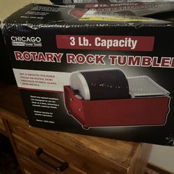 Chicago Rotary Rock Tumbler 3lb Capacity Open Box New  Open box never used
