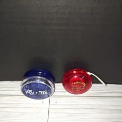 Vintage Yoyo Kids Collectible Toys Red Duncan Imperial & Blue Boise Polaris
