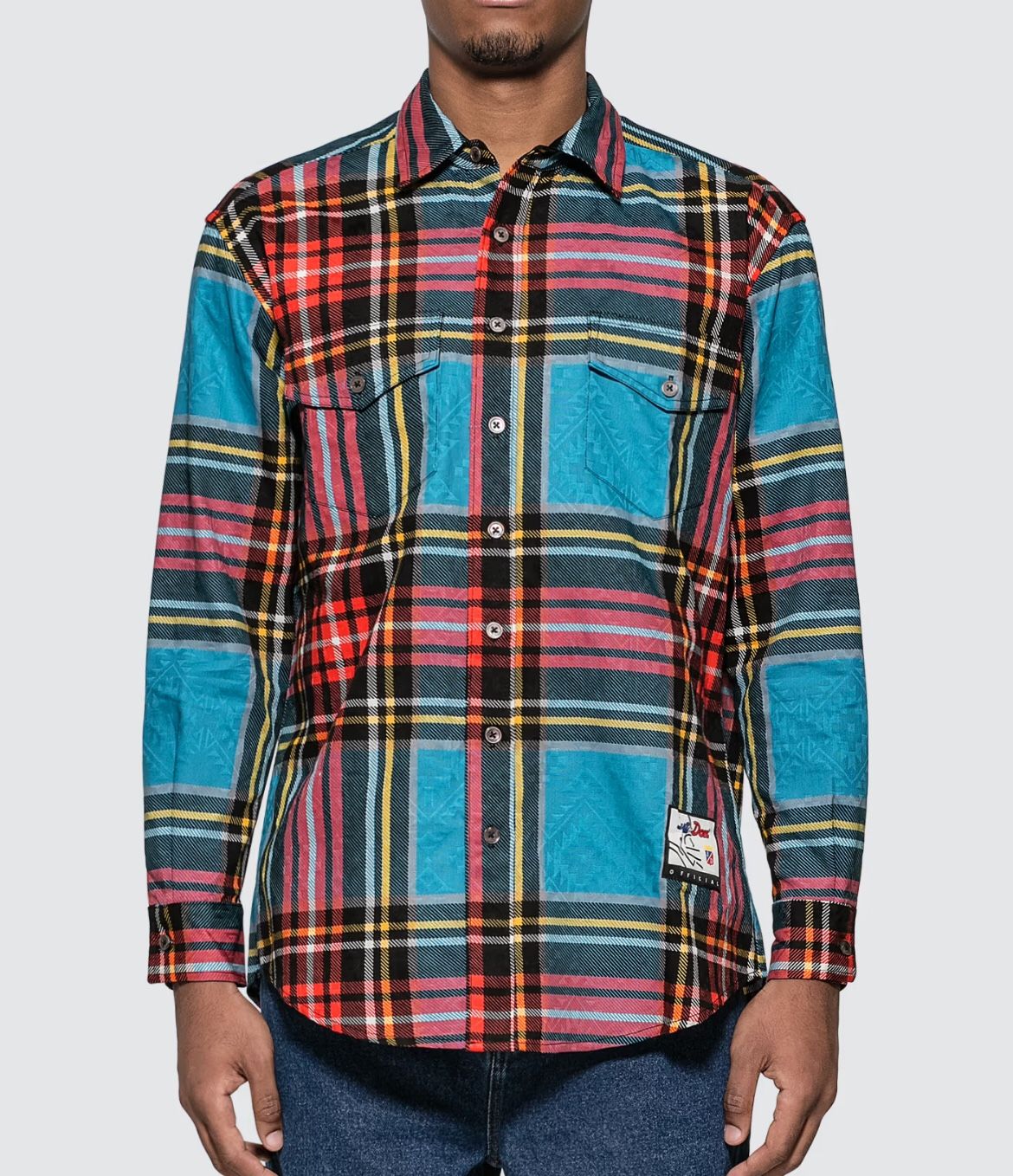 Men’s size XX Just Don islanders plaid shirt